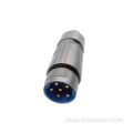 M23 power connector 6 pin female straight connectors